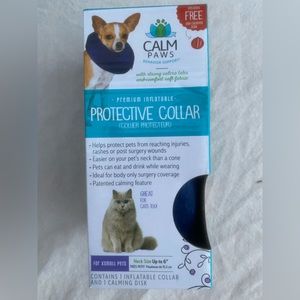calm pawn protective collar cone for xs pet inflatable anti-licking post surgery
